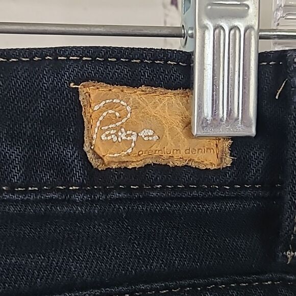 PAIGE | Straight Leg Jeans | Blue Heights | Size 25 | Black Premium Denim Luxury - Picture 6 of 9